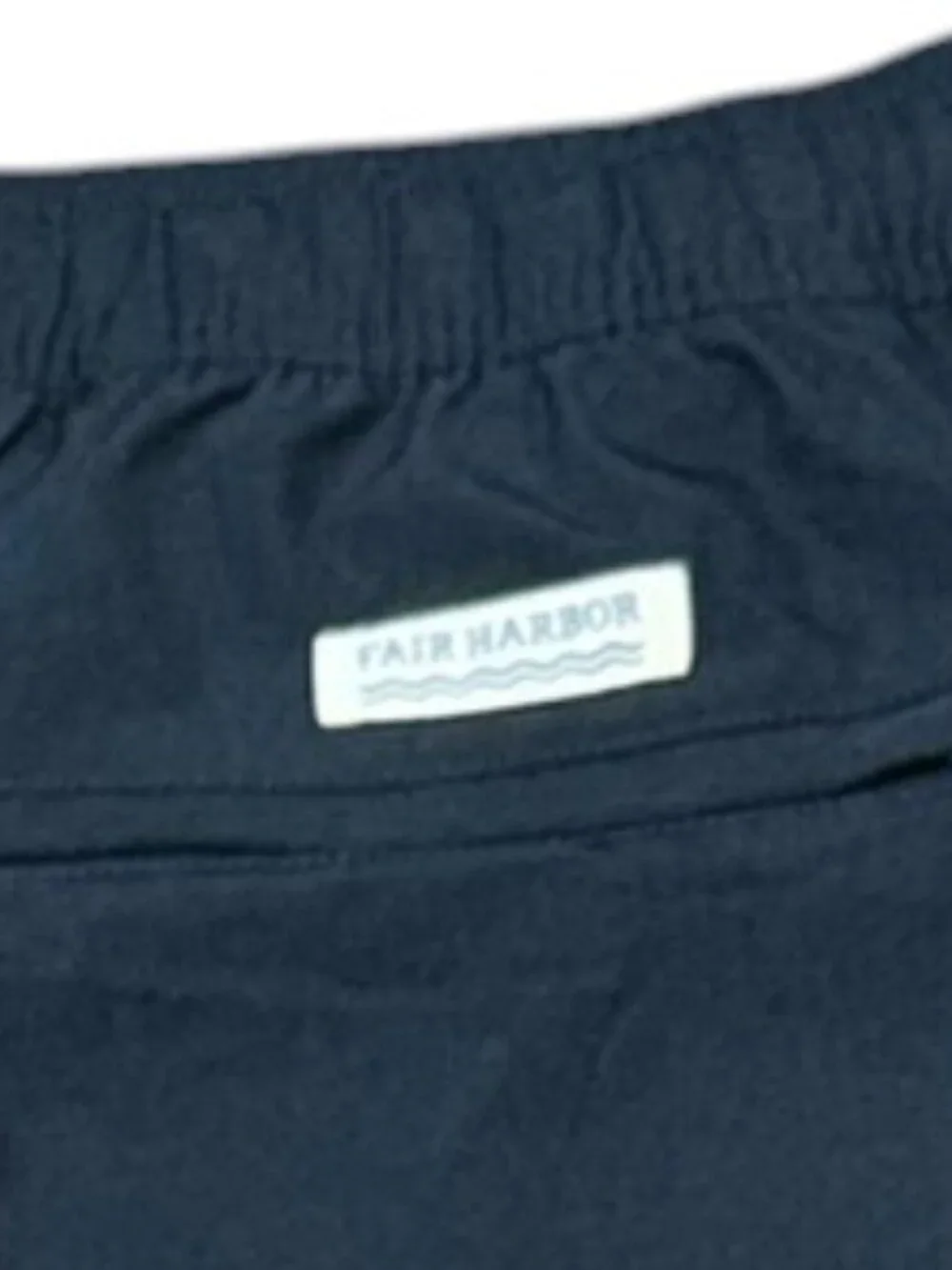 Fair Harbor One Pants Elastic Waist Drawstring Pants Navy 2XL Travel Golf